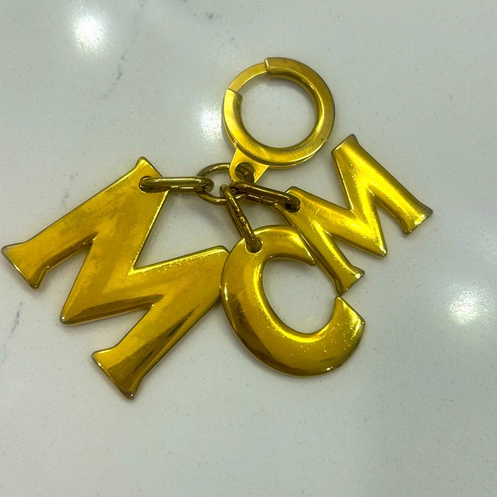 MCM Golden Bag Charm / Keychain